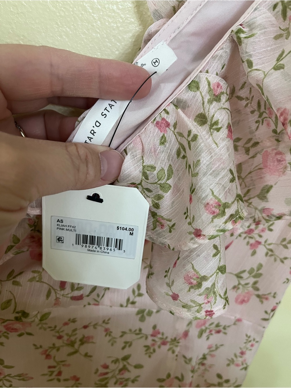 NEW Altar’d State Pink Floral Maxi Dress Size Small and Medium Available NWT - Picture 8 of 9